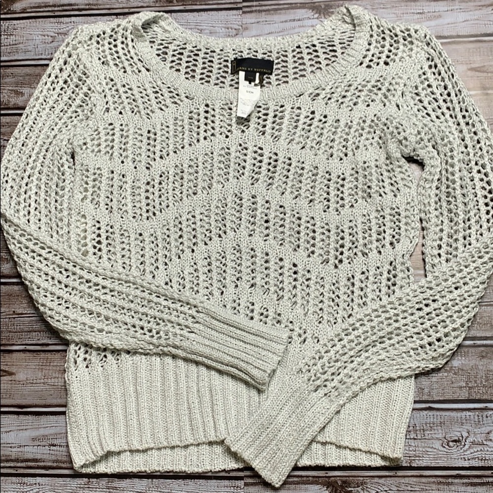 NWOT sparking jeans by buffalo nit sweater
